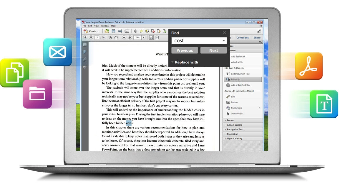 Định dạng PDF có thể tìm kiếm giúp dễ dàng quản lý tài liệu, sách và hình ảnh của bạn.